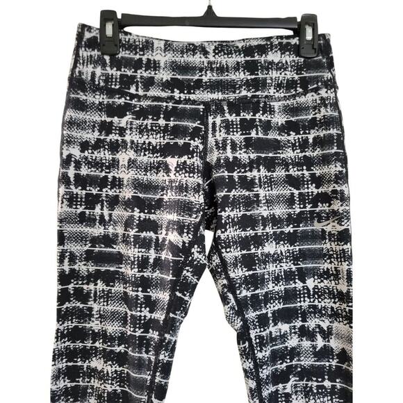 Nike Dri-FIT Running Cropped Leggings Black/White - M - Picture 2 of 5